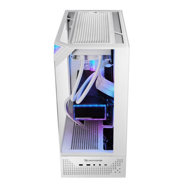 IBUYPOWER Element 9 Pro White Gaming PC Desktop - Intel Core Ultra 7 265KF - NVIDIA GeForce RTX 5070Ti 16GB - 32GB DDR5 RGB - 1TB NVMe SSD - EPWI7N57T01
