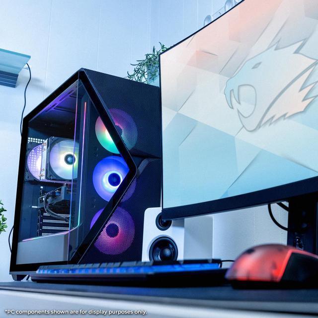 IBUYPOWER Slate 8 MESH Gaming PC Desktop - AMD Ryzen 7 8700F - NVIDIA GeForce RTX 5070 12GB - 32GB DDR5 RGB - 1TB NVMe SSD - SMA7N5701