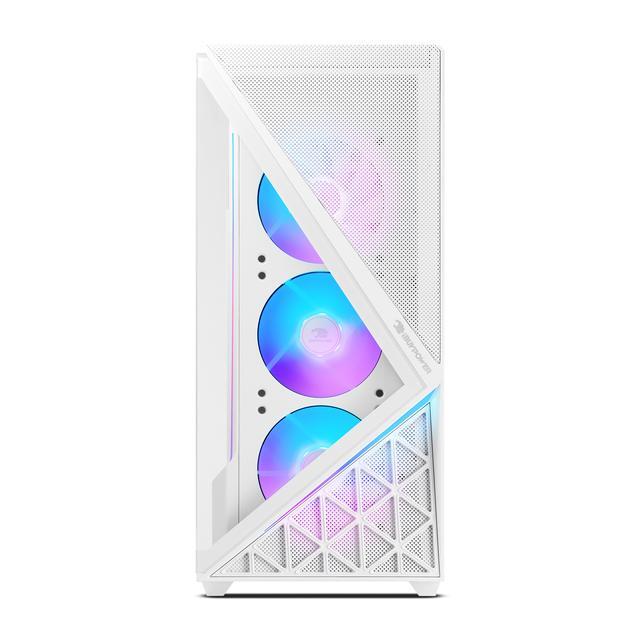 IBUYPOWER Slate 9 White Gaming PC Desktop - Intel Core Ultra 9 285 - NVIDIA GeForce RTX 5070 12GB - 32GB DDR5 RGB - 1TB NVMe SSD - SWI9N5702