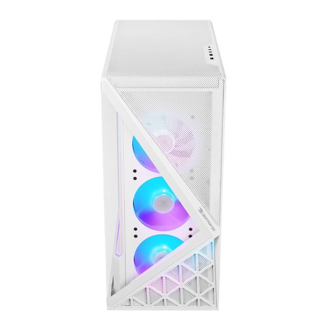 IBUYPOWER Slate 9 White Gaming PC Desktop - Intel Core Ultra 9 285 - NVIDIA GeForce RTX 5060Ti 8GB - 64GB DDR5 RGB - 2TB NVMe SSD - SWI9N56T01