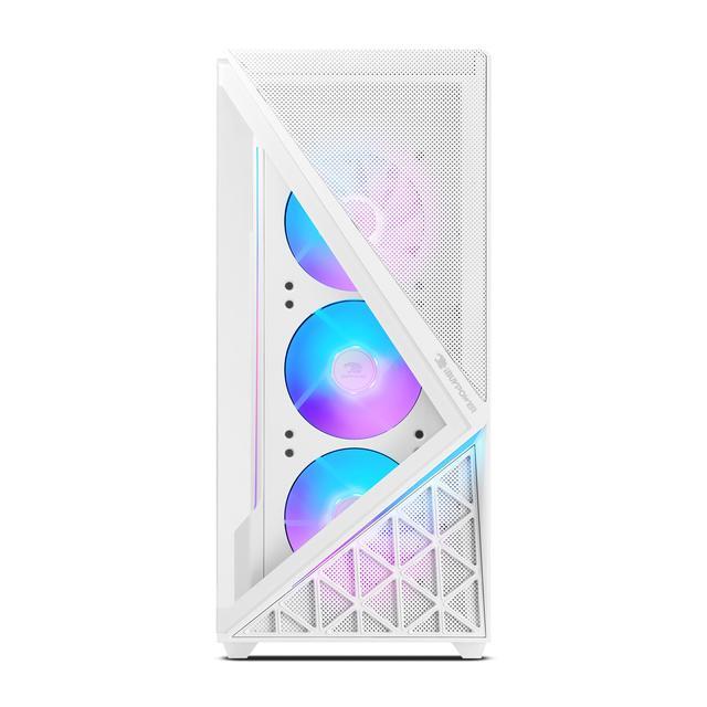 IBUYPOWER Slate 9 White Gaming PC Desktop - Intel Core Ultra 9 285 - NVIDIA GeForce RTX 5060Ti 8GB - 64GB DDR5 RGB - 2TB NVMe SSD - SWI9N56T01