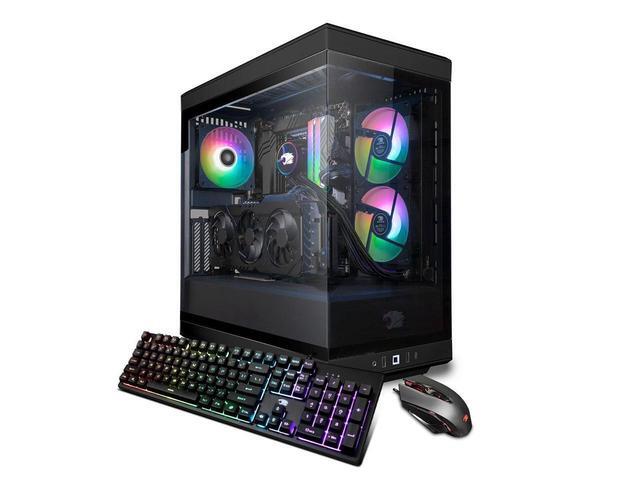 IBUYPOWER Y40 PRO Black Gaming PC Desktop - Intel Core I7 14700KF - NVIDIA GeForce RTX 5070 12GB - 32GB DDR5 RGB - 1TB NVMe SSD - Y40BI7N5702