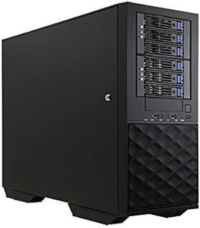 IN WIN IW-PL052X.B3 Black Mid-Tower Server Case 4 External 5.25" Drive Bays