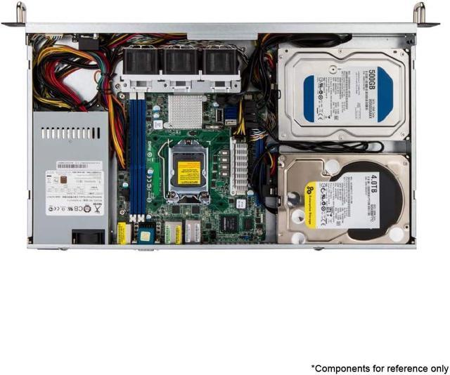 IN-WIN IW-RF100S-S265 1U Short Depth Mini-ITX Rackmount Server Chassis 265W