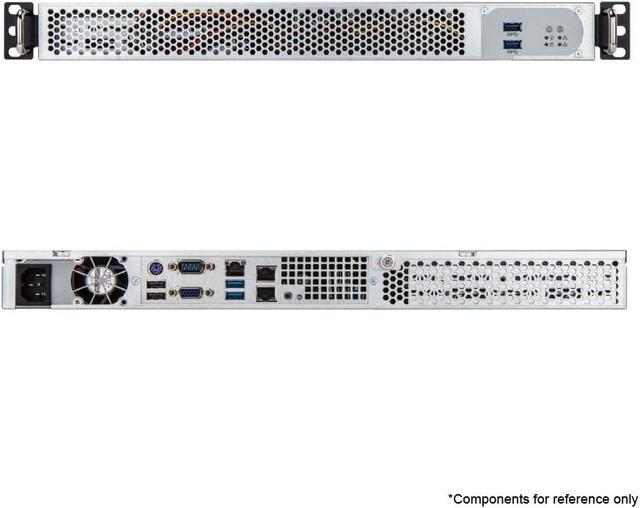 IN-WIN IW-RF100S-S265 1U Short Depth Mini-ITX Rackmount Server Chassis 265W