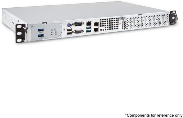 IN-WIN IW-RF100S-S265 1U Short Depth Mini-ITX Rackmount Server Chassis 265W