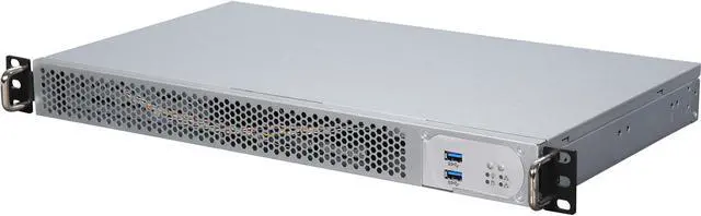 In Win IW-RF100S-S265 1U Short-depth Rackmount Server Chassis with Single 265W Power Supply with Front or Rear I/O Access