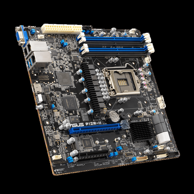 Intel® Xeon® E-2300 LGA 1200 Micro-ATX Server Motherboard With Four DIMM And One M.2 Slot Plus Dual LAN Six SATA One HDMI Two PCIe 4.0 Slots Two USB 3.2 Gen 2 Platform Firmware Resilience (PFR) And ASUS ASMB10-iKVM