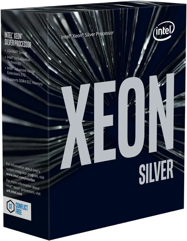 Intel Xeon Scalable Silver 4116 SkyLake 12-Core 2.1GHz (3.0 GHz Turbo) LGA 3647 85W BX806734116 Server Processor
