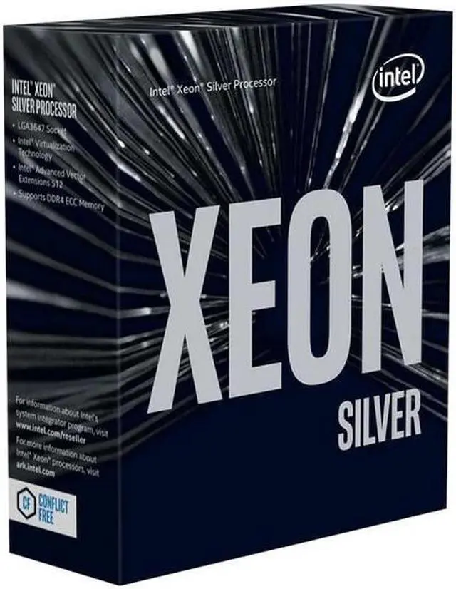 Intel Xeon Silver 4208 8-Core 16-Thread 2.1 GHz (3.2 GHz Turbo) LGA 3647 85W BX806954208 Server Processor