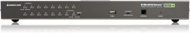IOGEAR 16-Port USB PS/2 Combo KVM Switch GCS1716