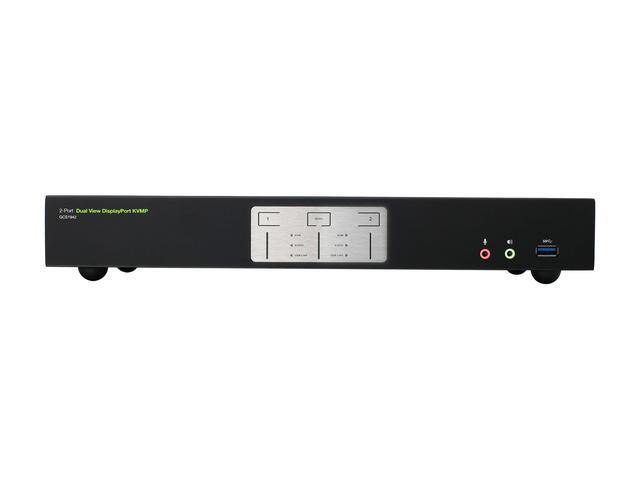 IOGEAR 2-Port 4K Dual View DisplayPort KVMP With USB 3.0 And Audio(TAA). KVM Switch Only