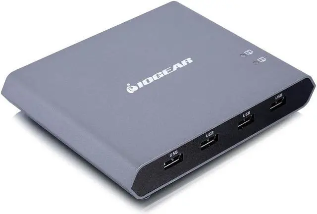 IOGEAR 2-Port 4K USB-C Desktop KVM with DisplayPort GCS1602CC