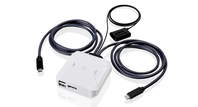 IOGEAR 2-Port 4K USB-C KVM Switch With DisplayPort Output GCS72CC
