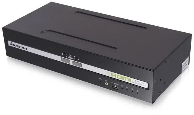IOGEAR 2-Port Dual View HDMI Secure KVM Switch PP4.0 TAA Compliant - Model GCS1322TAA4C