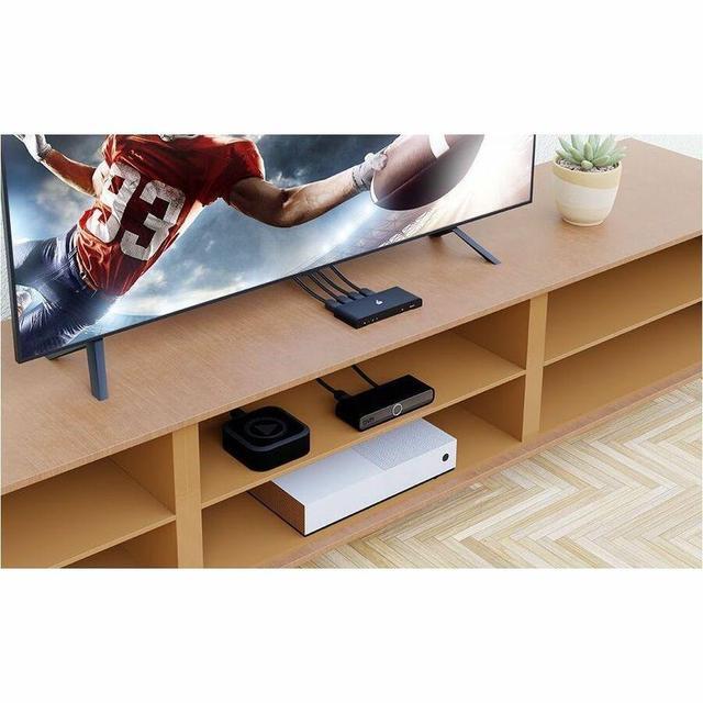 IOGEAR 3-Port True 4K UltraHD HDMI Switch - 4096 X 2160 - 4K - 3 - Display Projector - 1 X HDMI Out