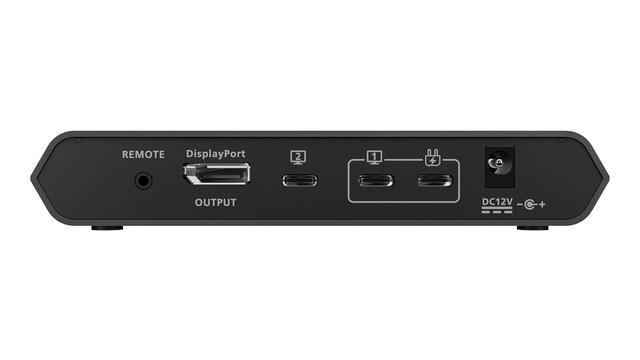 IOGEAR Access Pro Plus 2-Port USB-C KVM Switch 1 Monitor 2 Computers 4K 60Hz DisplayPort Output 4-Port USB Hub 100W Power Thunderbolt 3/4 Compatible Remote Switch GCS1602CC
