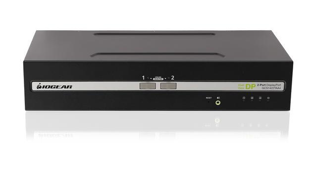 IOGEAR Dual View DisplayPort KVM Switches W/ Audio GCS1422TAA4