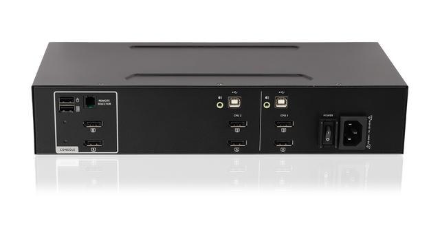 IOGEAR Dual View DisplayPort KVM Switches W/ Audio GCS1422TAA4
