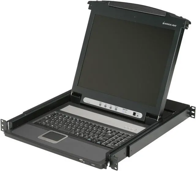 IOGEAR GCL1800 17" LCD KVM Combo Console