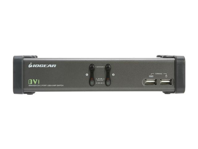 IOGEAR GCS1102 2-Port DVI KVMP Switch W/ Cables