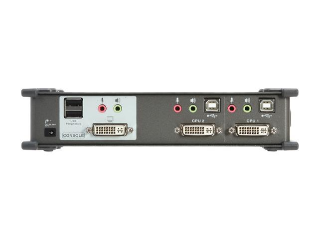 IOGEAR GCS1102 2-Port DVI KVMP Switch W/ Cables