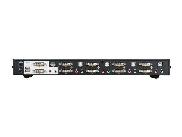 IOGEAR GCS1644 4-Port Dual View Dual-Link DVI KVMP Switch With Audio