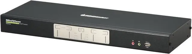 IOGEAR GCS1644 4-Port Dual View Dual-Link DVI KVMP Switch with Audio