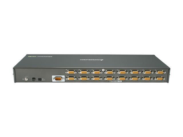 IOGEAR GCS1716KIT 16-Port USB PS/2 Combo KVM Switch With Cables