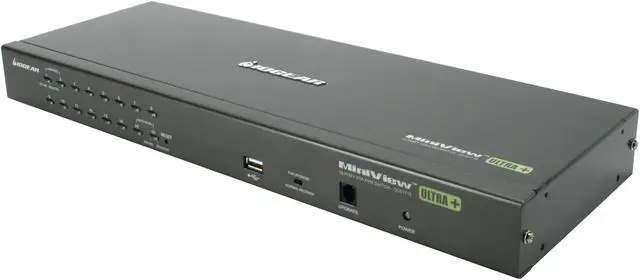 IOGEAR GCS1716KIT 16-Port USB PS/2 Combo KVM Switch with Cables