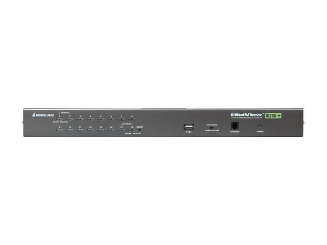 IOGEAR GCS1716KITUTAA 16-Port USB PS/2 Combo KVM Switch With USB KVM Cables
