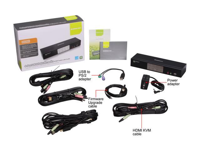 IOGEAR GCS1794 4-Port HDMI Multimedia KVMP Switch With Audio