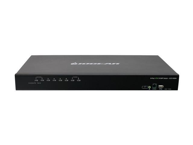 IOGEAR GCS1808HDPKITU 8-Port USB PS/2 Combo HD DisplayPort KVM Kit