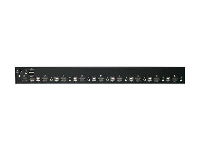IOGEAR GCS1808HDPKITU 8-Port USB PS/2 Combo HD DisplayPort KVM Kit