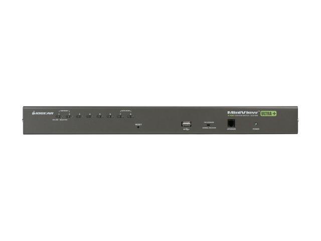 IOGEAR GCS1808KITU 8-Port USB PS/2 Combo VGA KVM Switch With USB KVM Cables