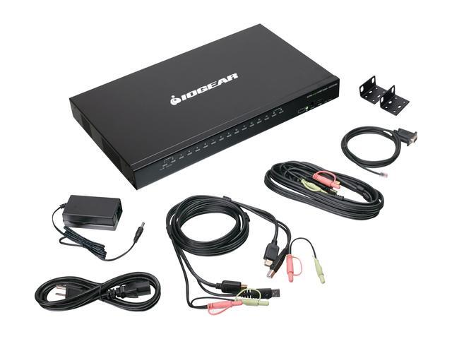 IOGEAR GCS1816H 16-Port USB HDMI KVM Switch With Audio (TAA Compliant)