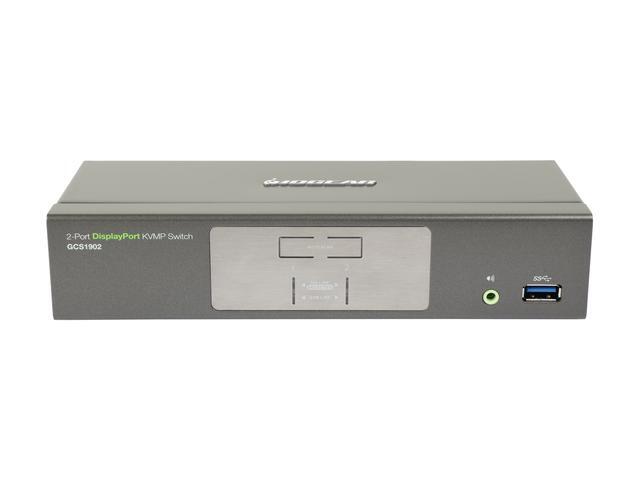 IOGEAR GCS1902 2-Port DisplayPort KVMP Switch With USB 3.0 Hub (TAA Compliant)