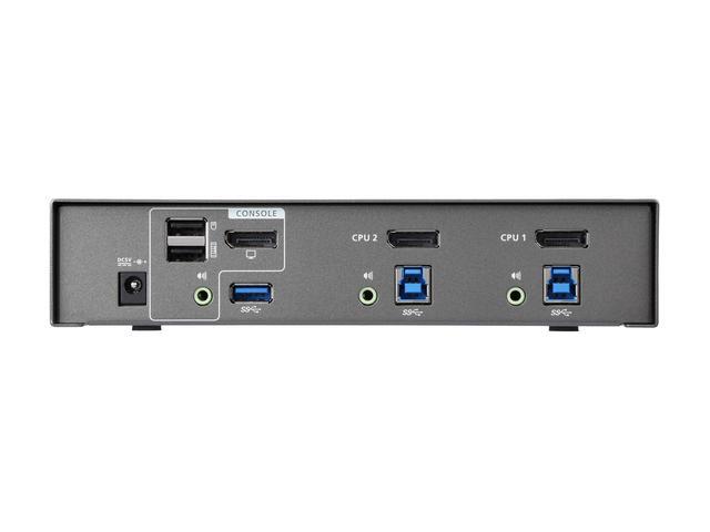 IOGEAR GCS1902 2-Port DisplayPort KVMP Switch With USB 3.0 Hub (TAA Compliant)