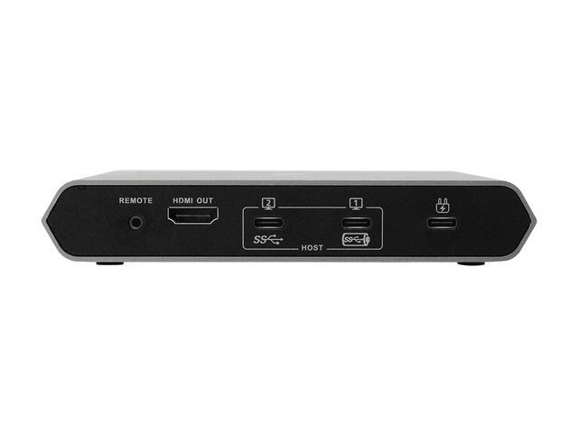 IOGEAR GUD3C04PWRKIT Access Pro 2-Port USB-C KVM Switch With Power Adapter KIT (TAA)