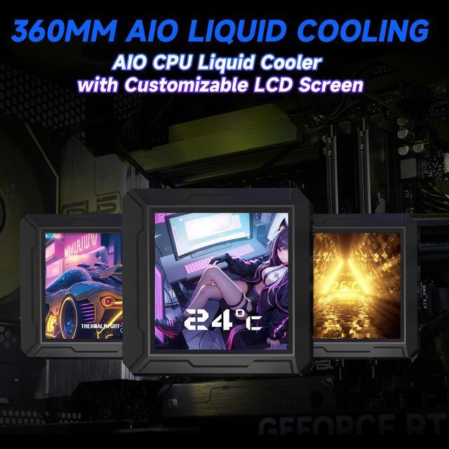 IPASON Gaming Desktop AMD Ryzen7 9800X3D NVIDIA RTX5080 16G 32GB DDR5 RAM 2TB M2 NVMe X870-P Windows 11 WIFI 360mm Liquid Cooler ARGB Fans AI Ready 1250W Gold PSU Prebuilt Gaming Pc