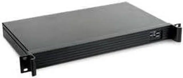 iStarUSA 1U Compact Server/Desktop mini-ITX Chassis (D-118V2-ITX-DT) Black