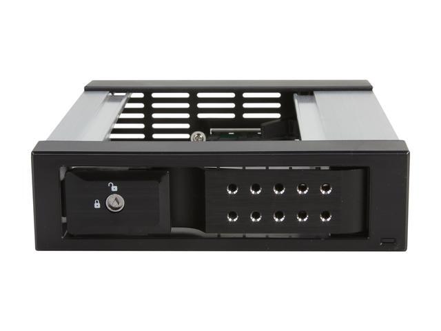 IStarUSA BPN-DE110SS-BLACK Trayless 5.25" To 3.5" SATA SAS 6 Gbps HDD Hot-swap Rack