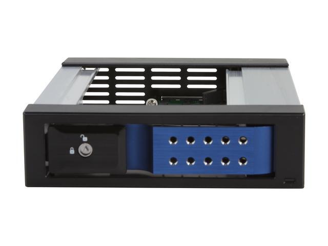 IStarUSA BPN-DE110SS-BLUE Trayless 5.25" To 3.5" SATA SAS 6 Gbps HDD Hot-swap Rack