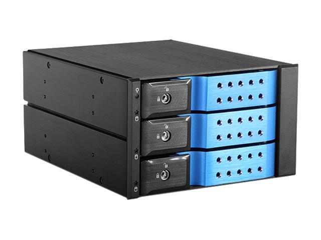 IStarUSA BPN-DE230HD-BLUE Trayless 2 X 5.25" To 3 X 3.5" 12Gb/s HDD Hot-swap Rack