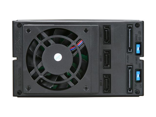 IStarUSA BPN-DE230SS-RED Trayless 2 X 5.25" To 3 X 3.5" SAS SATA 6 Gbps HDD Hot-swap Rack - OEM