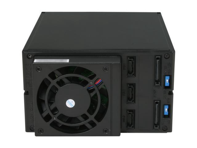 IStarUSA BPN-DE230SS-SILVER 2x5.25" To 3x3.5" SAS/SATA 6.0 Gb/s Trayless Hot-Swap Cage - OEM