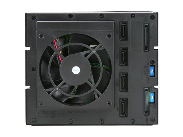 IStarUSA BPN-DE340SS-SILVER 3 X 5.25" To 4 X 3.5" SAS / SATA Trayless Hot-Swap Cage - OEM