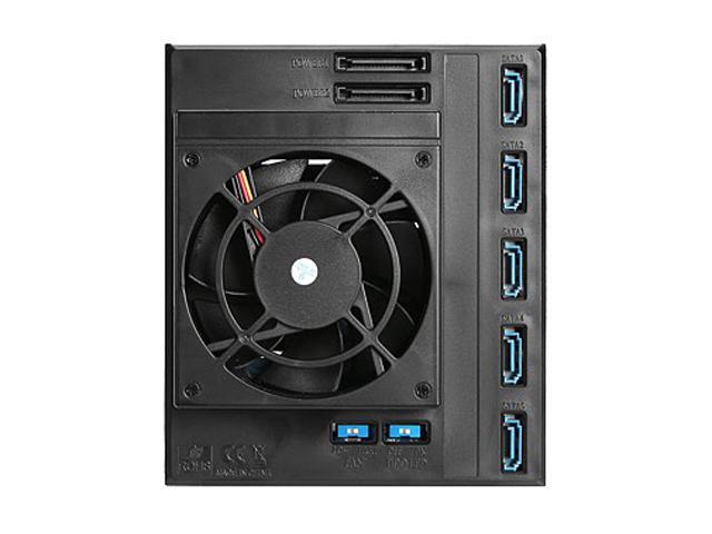 IStarUSA BPN-DE350HD-RED Trayless 3 X 5.25" To 5 X 3.5" 12Gb/s HDD Hot-swap Rack