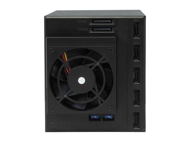 IStarUSA BPN-DE350SS-BLUE Trayless 3 X 5.25" To 5 X 3.5" SAS SATA 6 Gbps HDD Hot-swap Rack