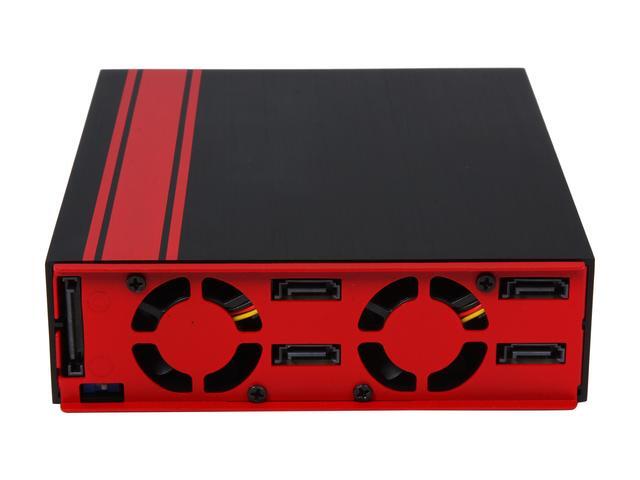 IStarUSA BPU-124DE-SS 1 X 5.25" To 4 X 2.5" SATA/SAS 6.0Gb/s Hot-Swap Backplane RAID Cage